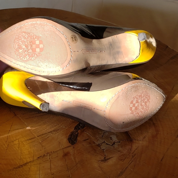 Vince Camuto patent leather twotone heels size 8.5 - Picture 7 of 9